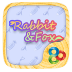 Rabbit And Fox GOLauncherTheme ikon