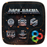 ROCK MAGMA GO Launcher Theme ícone