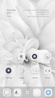 Romantic White GOLauncherTheme screenshot 1