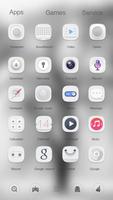 Romantic White GOLauncherTheme screenshot 2