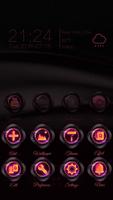 Rouge Noir Go Launcher Theme screenshot 3