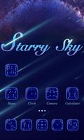 Stary Sky Go Launcher Theme Cartaz