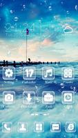 Summer Sea Go Launcher Theme poster