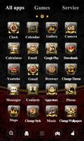 Sumptuous II GO Launcher Theme تصوير الشاشة 3