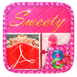 Sweety Pink GO Launcher Theme icon