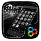 Silvery MetalGo Launcher Theme icon