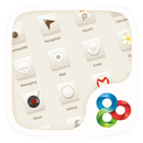 Simple White GO Launcher Theme APK