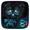 Skull Fire Go Launcher Theme