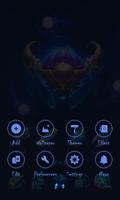 Space Soul Go Launcher Theme скриншот 3