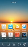 Square GO Launcher Theme imagem de tela 1