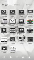 WhiteASecond Go Launcher Theme screenshot 1