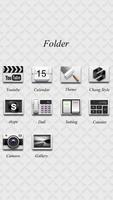 WhiteASecond Go Launcher Theme screenshot 2