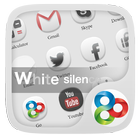 White Silence GOLauncherTheme icon