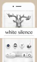 White Silence GOLauncherTheme الملصق
