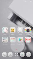 White Style GO Launcher Theme screenshot 1