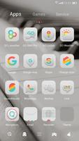White Style GO Launcher Theme screenshot 2