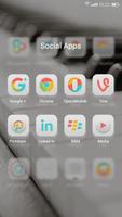 White Style GO Launcher Theme screenshot 3