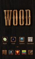 Wood Go Launcher Theme poster