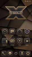 X-Gold Go Launcher Theme poster