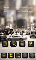 Yellow In The Black GO Theme screenshot 1