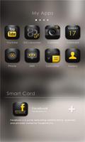 Yellow In The Black GO Theme screenshot 3