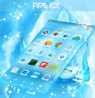 Poster Fire And Ice Theme Launcher