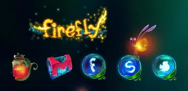 Grünes Firefly Launcher-Thema