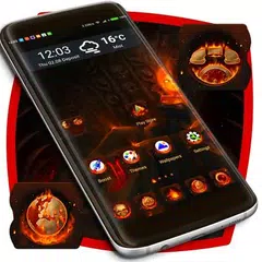 Скачать Queen of Flames Launcher APK