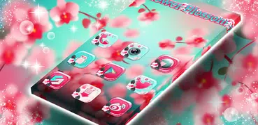 Blooming Flowers Launcher Theme