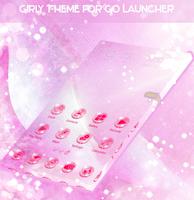 Girly Theme for GO Launcher Ekran Görüntüsü 1