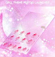 Thème Girly pour GO Launcher capture d'écran 1