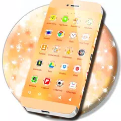 Glitter Gold Launcher APK download