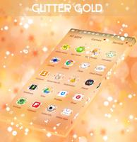 Glitter Gold Launcher Affiche