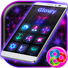 Neon Glow Launcher Theme ikon