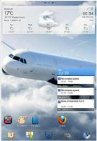 Airplane Go Launcher Ex theme captura de pantalla 3