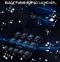 Dark Blue Launcher Theme capture d'écran 1