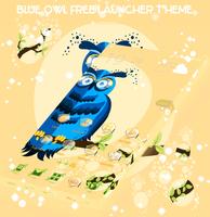 Blue Owl Free Launcher Theme capture d'écran 1