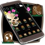 Skulls Theme For Launcher-icoon