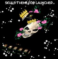 Skulls Theme For Launcher capture d'écran 2