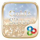 Gold & Silver GOLauncher Theme أيقونة