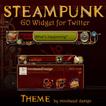 Steampunk Twitter GO Widget