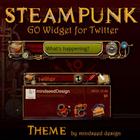 Steampunk Twitter GO Widget icône