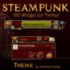 Steampunk Twitter GO Widget biểu tượng