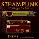 Steampunk Twitter GO Widget APK