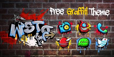 Graffiti GO Launcher Theme ảnh chụp màn hình 3