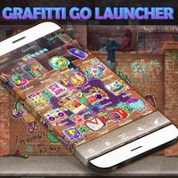 Graffiti Art Launcher Theme ภาพหน้าจอ 1