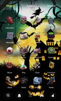 Halloween Dynamic Go Launcher Theme capture d'écran 2