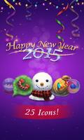 Happy New Year Launcher Theme Affiche