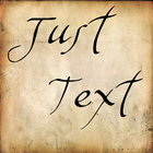 Just Text أيقونة