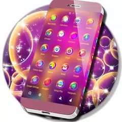 download Purple Bubble Launcher APK